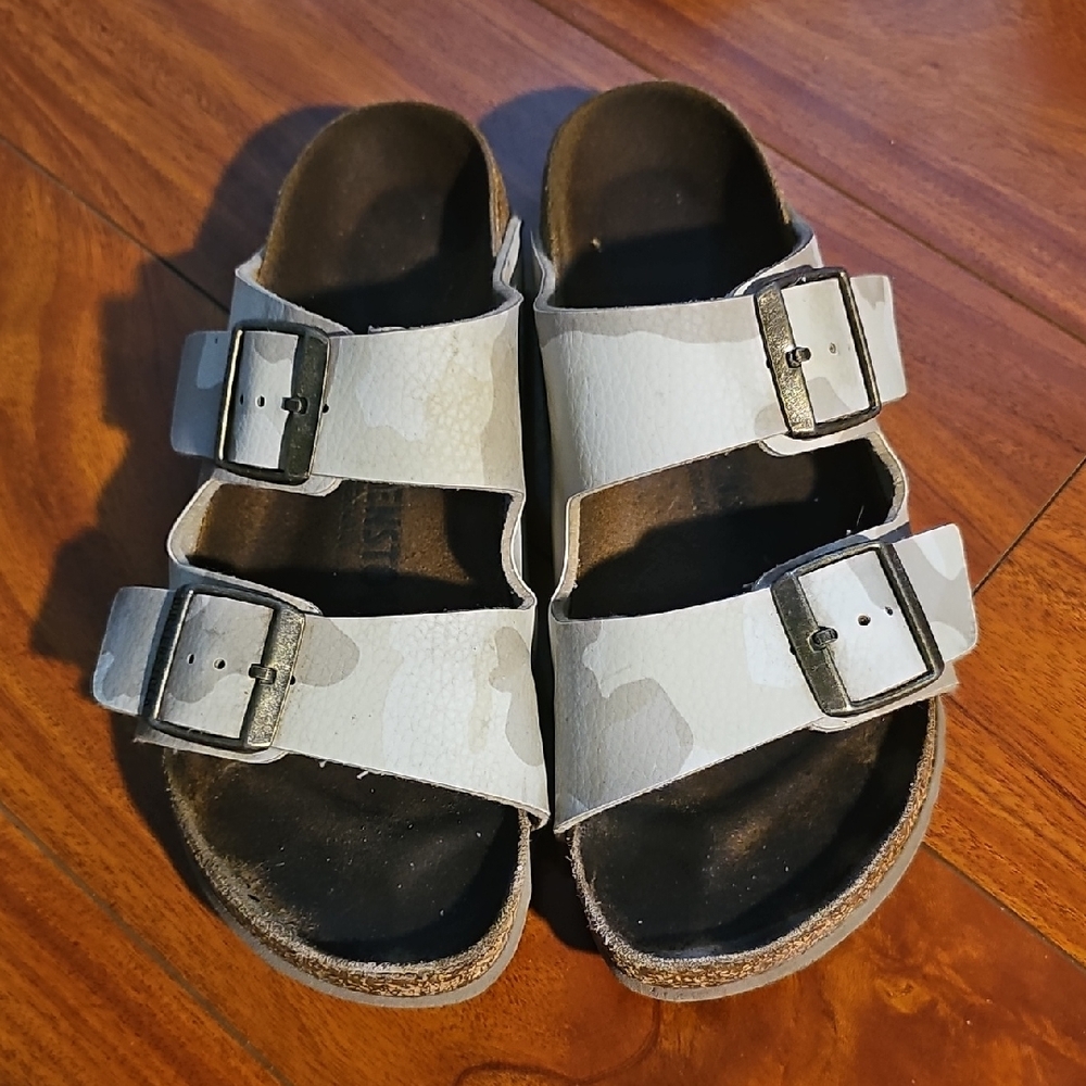 Birkenstock Gray Camoflage Sandals Arizona Model